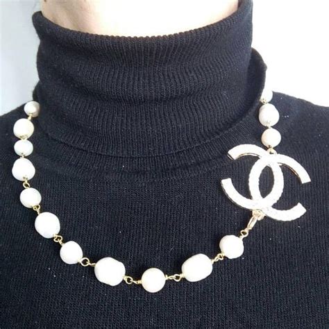 collana perle modello chanel|collane gioielli.